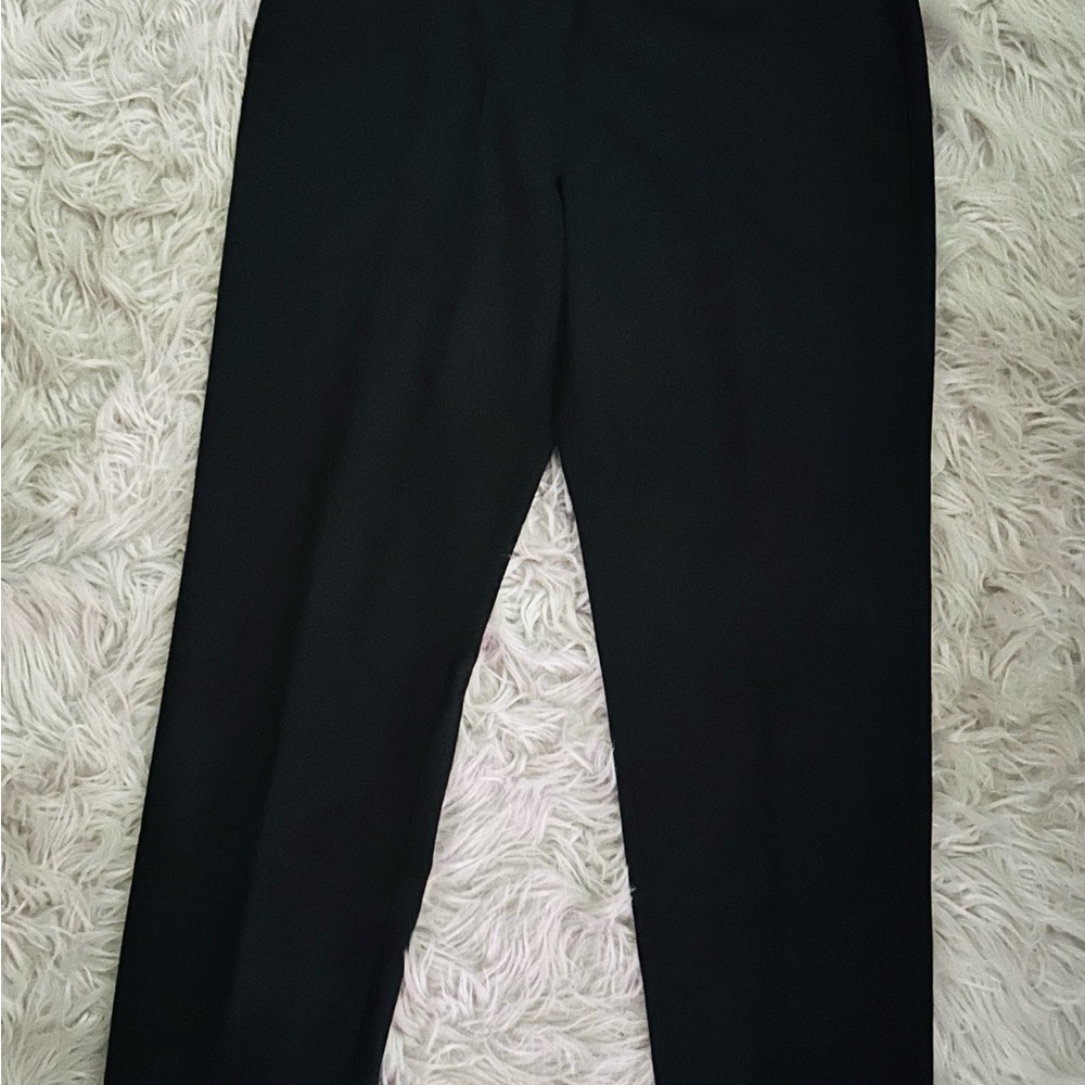 DKNY Sleek Black Apparel Dress Slacks
